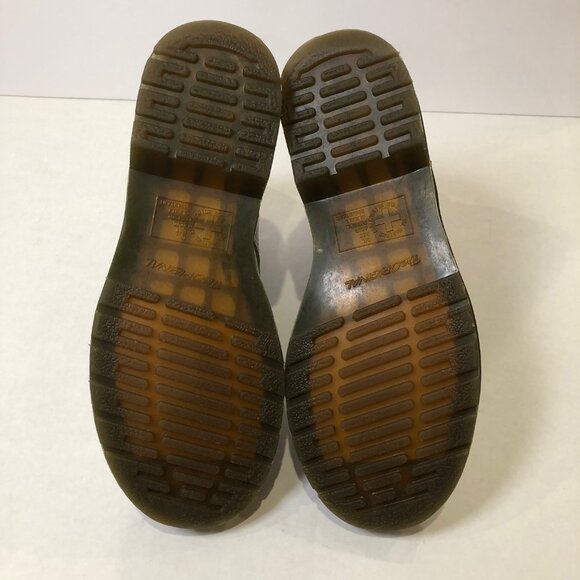 Dr. Martens 1460 25057 Smooth Leather Boots Taupe White Women's Size 8 - Picture 5 of 7